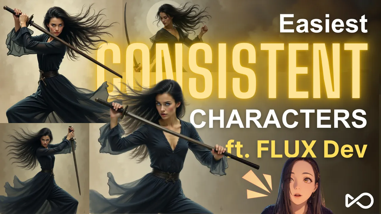 Create Consistent Characters with FLUX Dev + Model Training